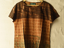 Natural Dyed ~ Ajrakh Prints - Cotton Top