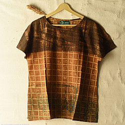 Natural Dyed ~ Ajrakh Prints - Cotton Top