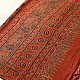 Online Ajrakh Printed Mul Cotton Saree in Red Color