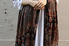 शोभना . Shobhna ❋ Mul Cotton Ajrakh Dupatta - 11