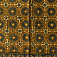 shop Hand Block Printed - Square Ajrakh Cotton Mustard Yellow Scarf