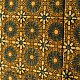 shop Hand Block Printed - Square Ajrakh Cotton Mustard Yellow Scarf
