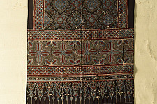 Amoha . अमोहा | Ajrakh Block Printed Cotton Stole ~ A