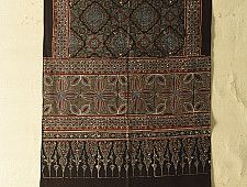 Amoha . अमोहा | Ajrakh Block Printed Cotton Stole ~ A