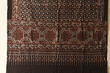 Sakhi . सखी ⁂ Ajrakh Block Printed Pure Cotton Dupatta - 07