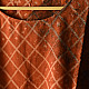 shop Ajrakh Cotton Top - Brick Red