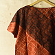 shop Ajrakh Cotton Top - Brick Red