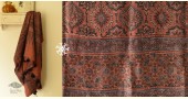 buy Ajrakh Printed Mulberry Silk Dupatta - Almond Light Brown