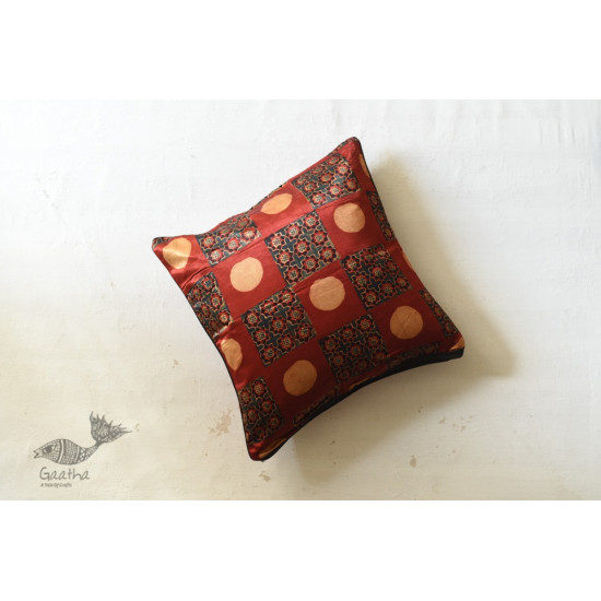 shop Cushion Cover Ajrakh Printed