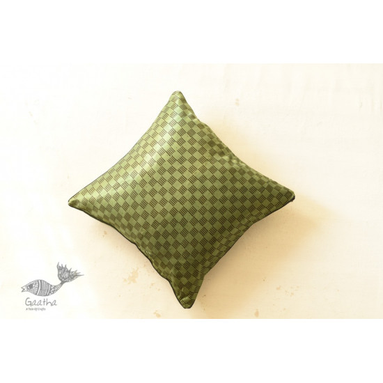 shop ajrakh block printed Mashru Cushion Cover