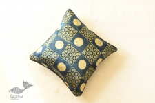 Ajrakh Printed Mashru Cushion Cover