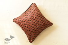 Mashru Cushion Cover ~ Ajrakh Printed