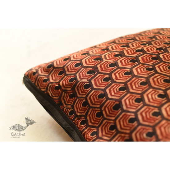 shop Mashru Cushion Cover ~ Ajrakh Printed