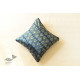 shop Ajrakh Block Printed Indigo Cushion Cover - Mashru