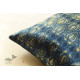 shop Ajrakh Block Printed Indigo Cushion Cover - Mashru