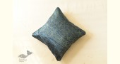 shop Ajrakh Block Printed Indigo Cushion Cover - Mashru