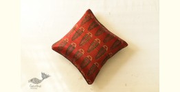 Cushion Cover Ajrakh Printed - 18" x 18"