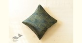 shop Mashru Block Printed ~ Ajrakh Cushion Cover