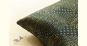 shop Mashru Block Printed ~ Ajrakh Cushion Cover