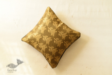 Ajrakh Block Printed ~ Cushion Cover - Mashru