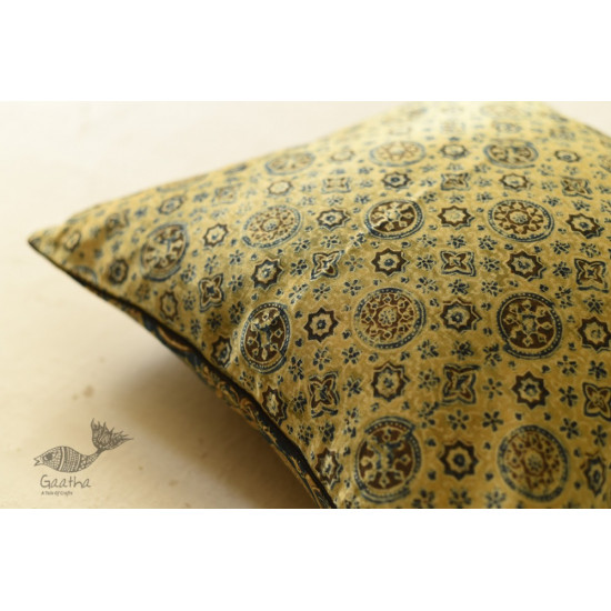 shop Ajrakh Printed Cushion Cover