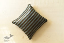 Ajrakh Stripe Printed Cushion Cover