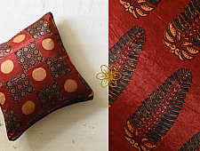 Ajrakh Block Printed ~ Cushion Cover Ajrakh Printed