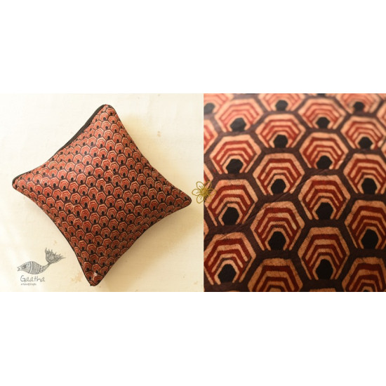 shop Mashru Cushion Cover ~ Ajrakh Printed