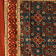 shop Hand Block Printed - Ajrakh Cotton Red Scarf