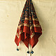 shop Hand Block Printed - Ajrakh Cotton Red Scarf