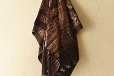 Sakhi . सखी ⁂ Ajrakh Block Printed Pure Cotton Dupatta (08)