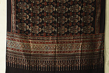 Sakhi . सखी ⁂ Ajrakh Block Printed Pure Cotton Dupatta - 05