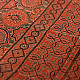 Online  Ajrakh Block Printed Mul Cotton Red Saree