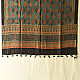 buy Ajrakh Mulberry Silk Dupatta - Natural dyed - E