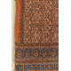 Handwoven Cotton - Ajrakh Block Printed Dupatta - Walnut Brown