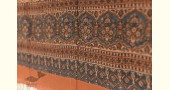 Handwoven Cotton - Ajrakh Block Printed Dupatta - Walnut Brown