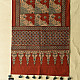 shop Ajrakh Block Printed Cotton Red Stole