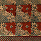 shop Ajrakh Block Printed Cotton Red Stole