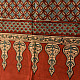 shop Ajrakh Block Printed Cotton Red Stole