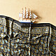 Shop Natural Dyed Ajrakh - Modal Silk Stole - Fish Motif