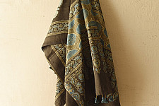 Sakhi . सखी ⁂ Ajrakh Block Printed Pure Cotton Dupatta  (10)