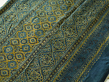 Shruti | Ajrakh Block Prints - Modal Silk Saree