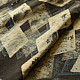 Online Ajrakh Block Print - Mul Mul Cotton Dark Brown Saree