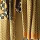 buy Ajrakh Mulberry Silk Dupatta - Light Yellow