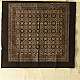 shop Hand Block Printed - Square Ajrakh - Black Scarf