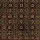 shop Hand Block Printed - Square Ajrakh - Black Scarf