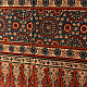 shop Ajrakh Printed - Flower Motif Cotton Stole