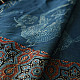 Shop modal silk ajrakh Saree - Red & Blue Prints