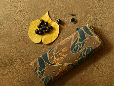 Charu . चारु | Ajrakh Mul Soft Cotton Saree - Tree Motif