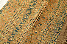 Charu . चारु | Ajrakh Mul Soft Cotton Saree - Tree Motif